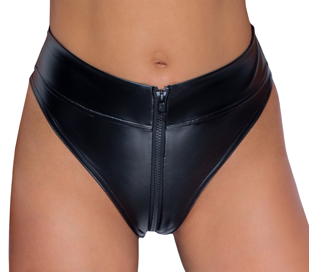 Trusser I Powerwetlook fra Noir