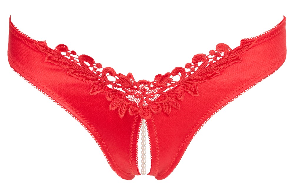 Riostring, Perlekæde Gennem åbent Skridt fra Cottelli Lingerie