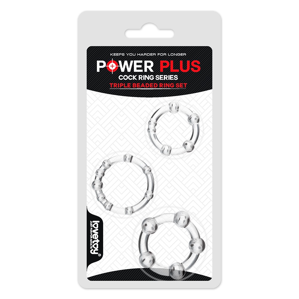 Power Plus Penis Ringe 3 Stk