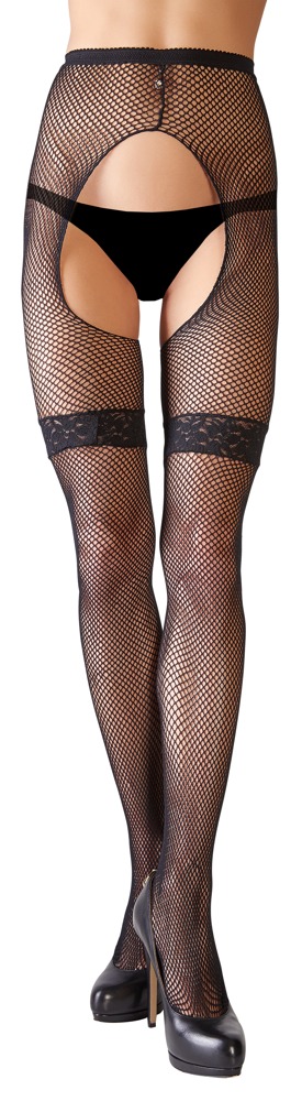Strømpebukser Med Strømpebånd fra Cottelli Legwear