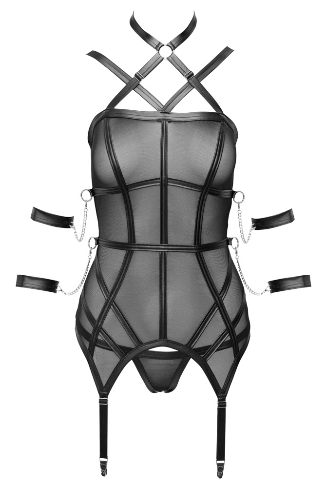 Stroppetrøje Og Streng Af Powernet fra Cottelli Bondage