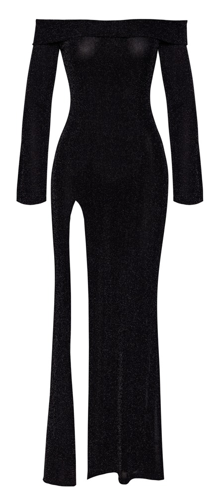 Kjole I Glittertransparens fra Noir