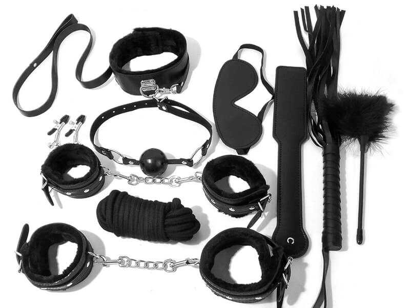 Bdsm Fetish Sæt 10 Dele Please Me