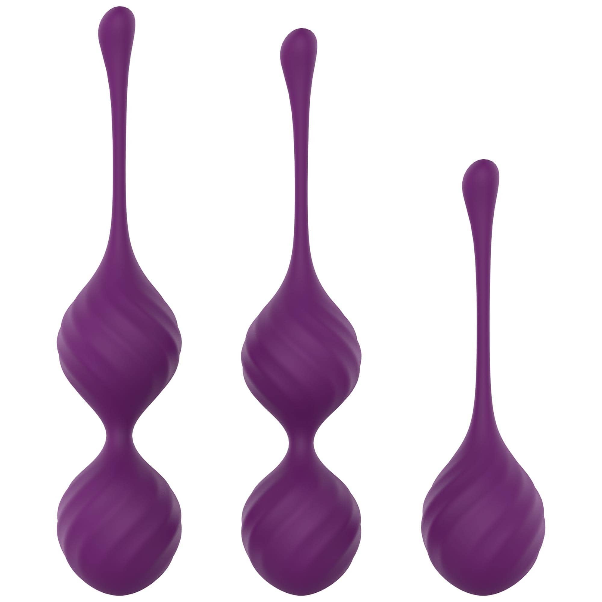Kegel Ball Three Pcs Set Purple fra Ladylove