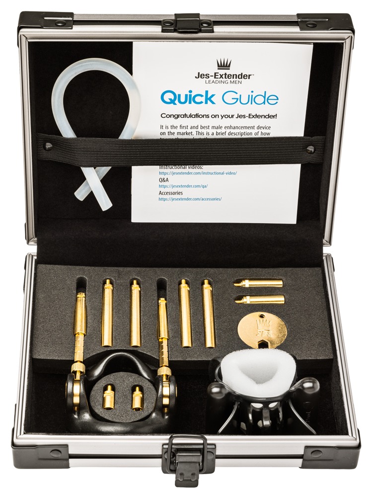 Penis Expander Gold Standart Med 24 Karat Guldbelægning, Til Penisstørrelser Op Til 24 Cm fra Jes-extender