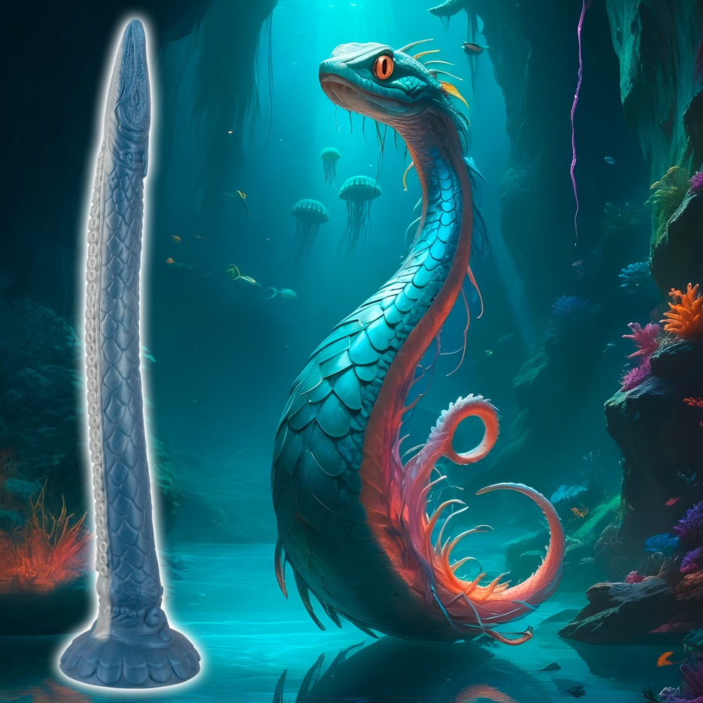 Dildo "eel Of Ecstasy" Med Sugebase fra Beasty Cocks