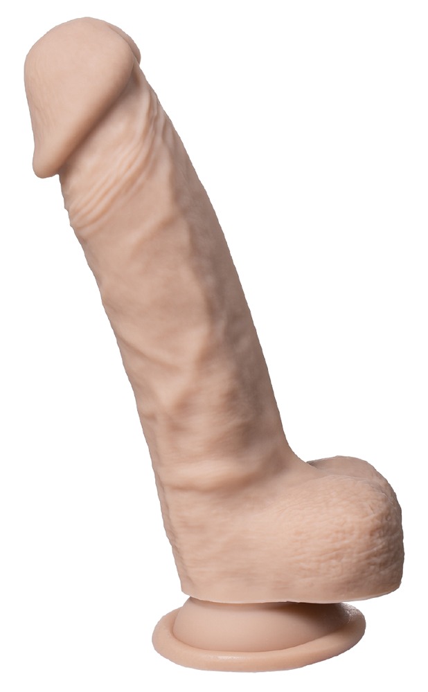 Naturdildo "model 1 Real Skin" Med Sugekop fra Silexd