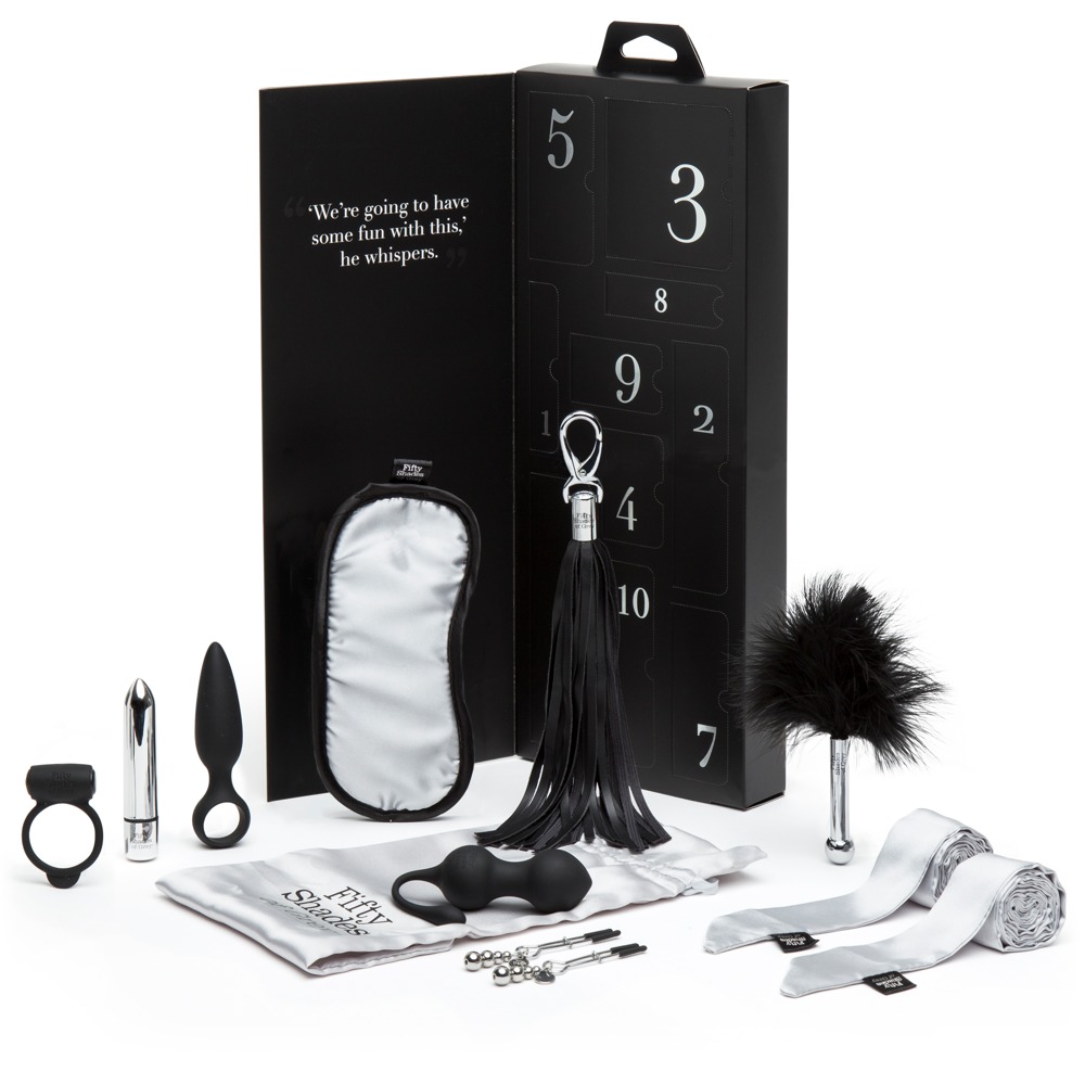 Pleasure Overload 10 Days Of Play 10 Delt Sæt fra Fifty Shades Of Grey