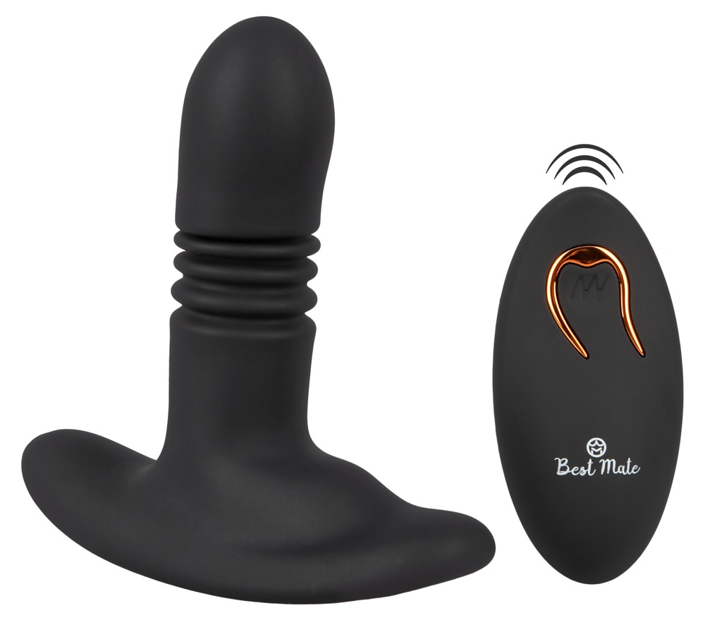 Rc Analplug Med Stødende Funktion fra Best Mate Premium