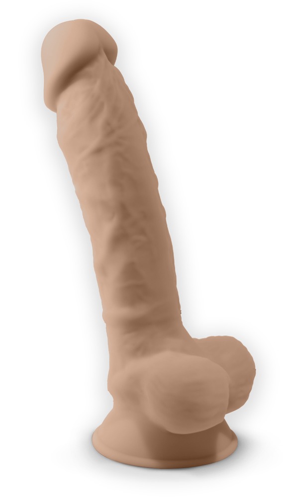 Naturlig Vibrator "8" Model 1 Vibration" Med Sugebase fra Silexd