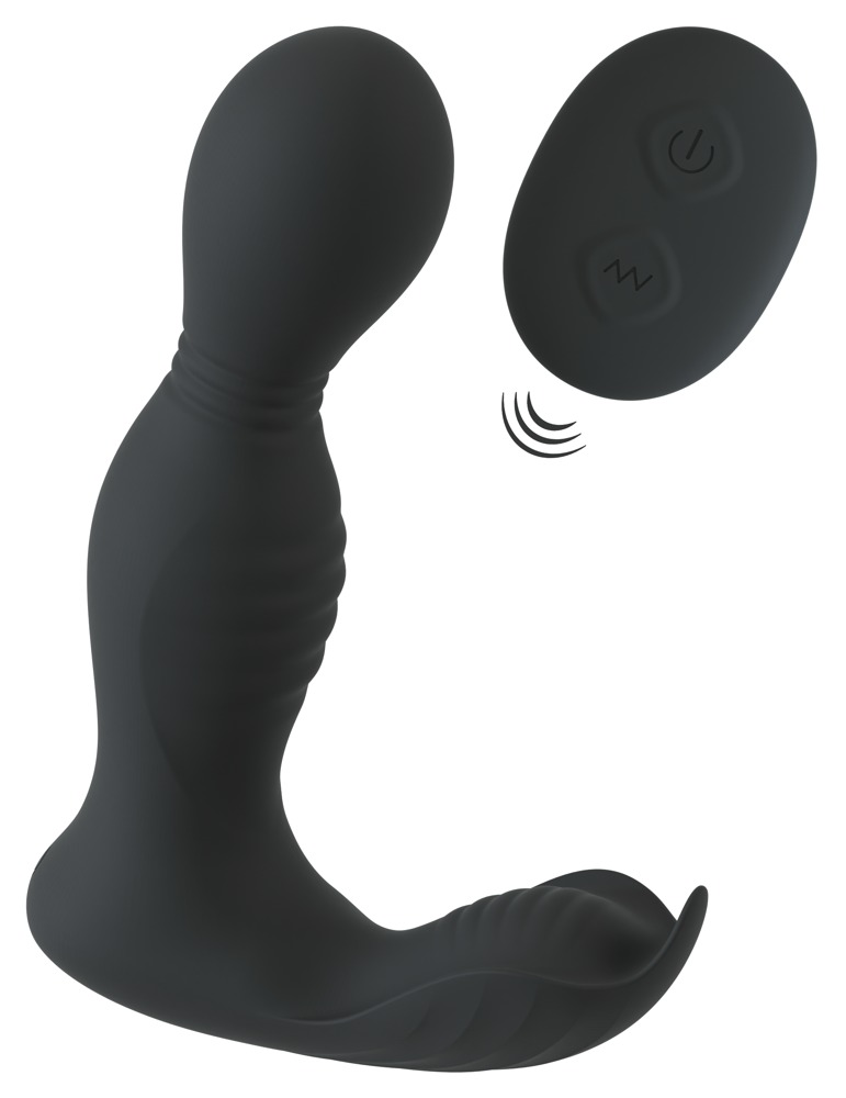 Analvibrator "rc Butt Plug Med 2 Funktioner" Med Rotation fra Rebel