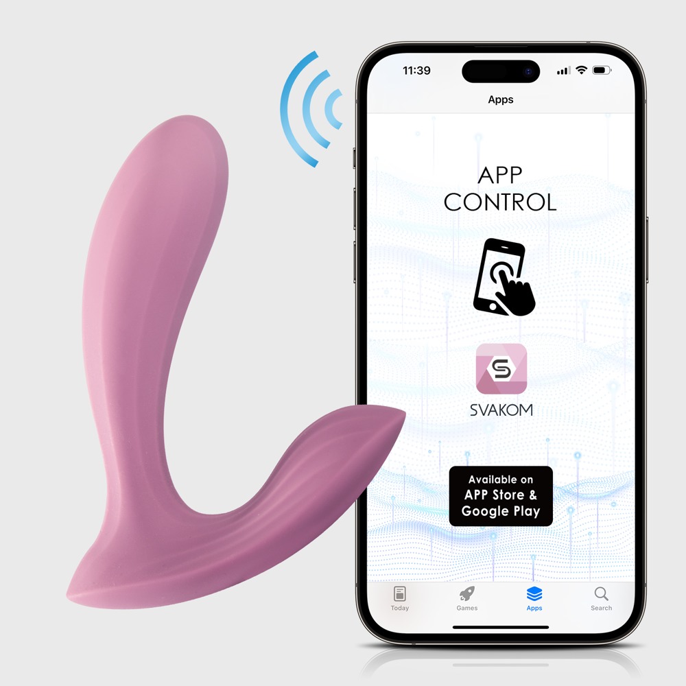 Trussevibrator "erica", 11 Vibrationstilstande Via App Eller På Legetøjet fra Svakom