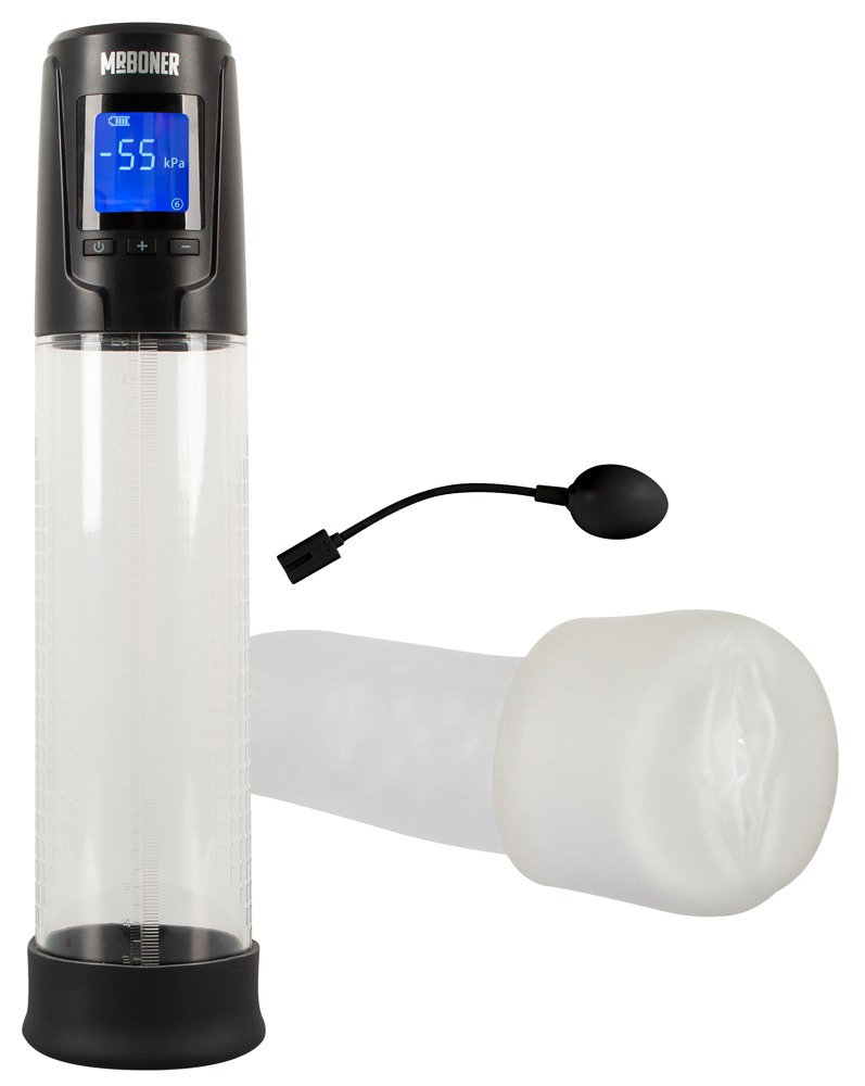 Penispumpe "automatic Masturbation Pump" Inklusive Vibro Vagina Sleeve fra Mister Boner