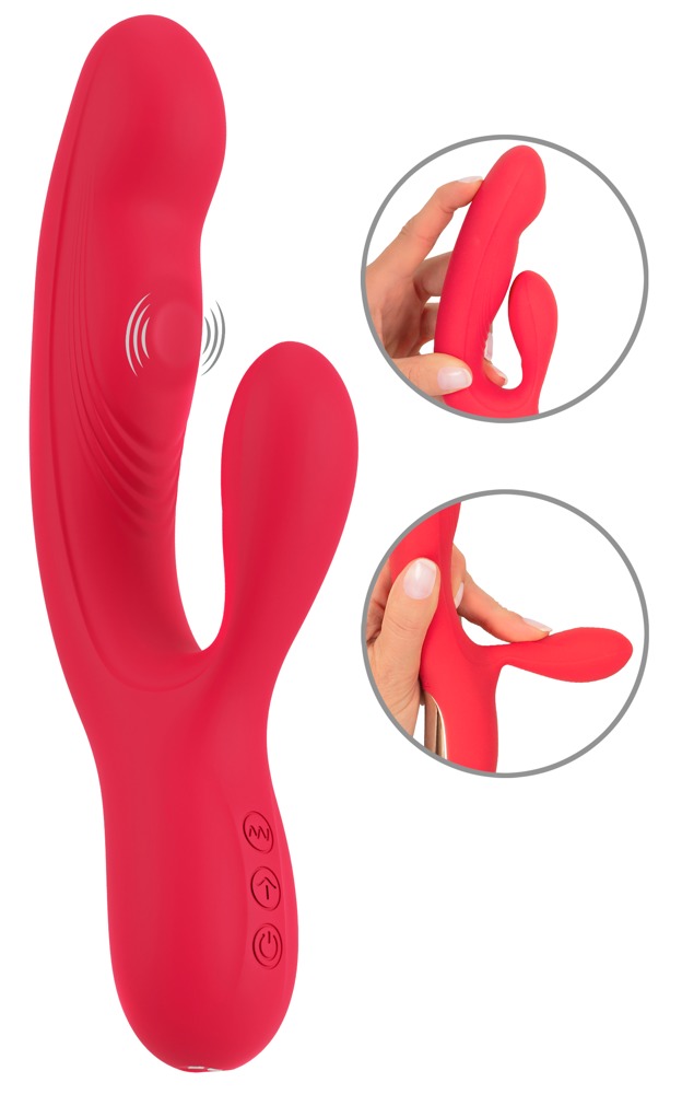 Rabbitvibrator Med Tappefunktion fra Sweet Smile