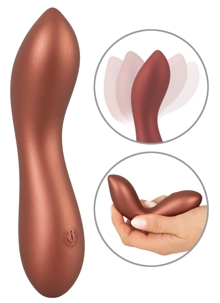 Minivibrator I Metallisk Glinsende Look fra Sweet Smile