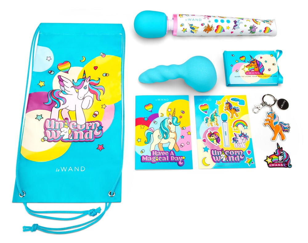 Massagestav "unicorn Wand" Med 20 Vibrationstilstande I 10 Intensiteter fra Le Wand
