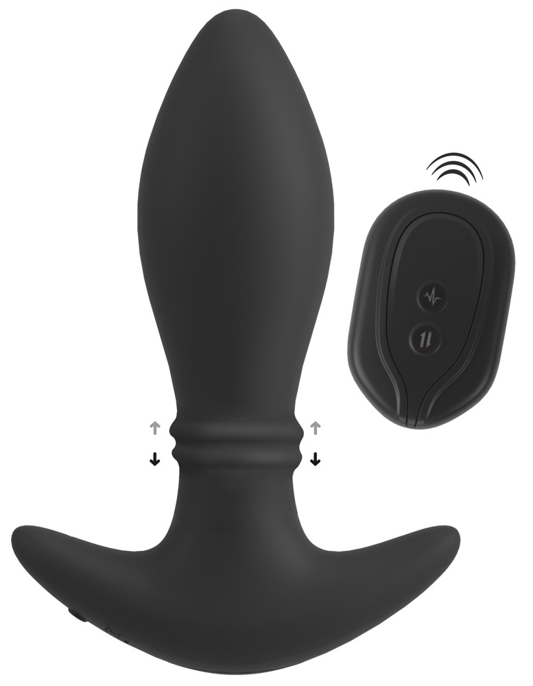Analplug "moving Rings" Med Vibration fra Anos