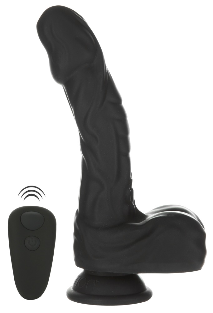 Shock Vibrator "8.6 Inch Rotating & Thrusting Vibrating Dong" Med Roterende Spids fra Naked Addiction