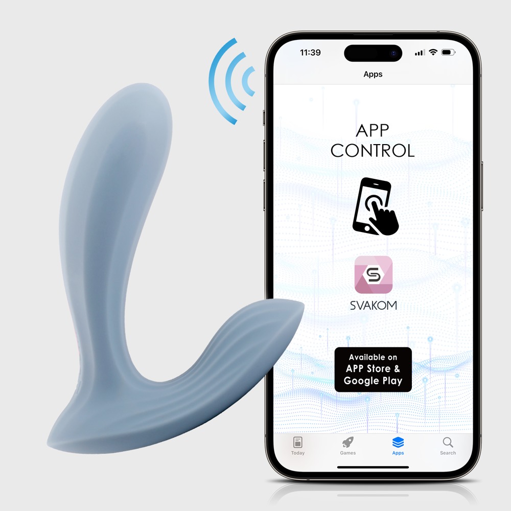 Trussevibrator "erica", 11 Vibrationstilstande Via App Eller På Legetøjet fra Svakom