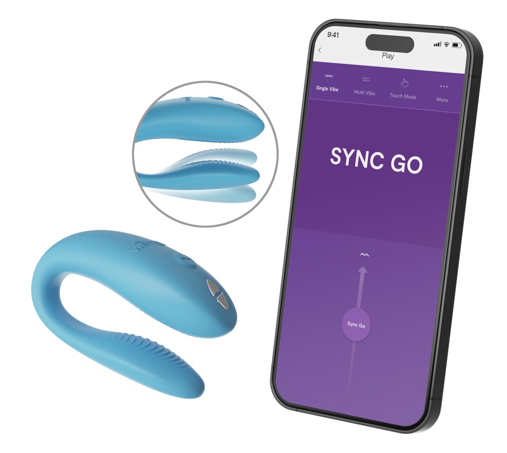 Parvibrator "sync Go" Med 10+ Vibrationstilstande Via App fra We-vibe