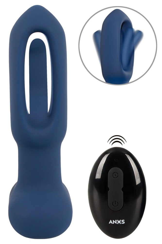 Analvibrator Med Flicking Tounge Funktion fra Anos