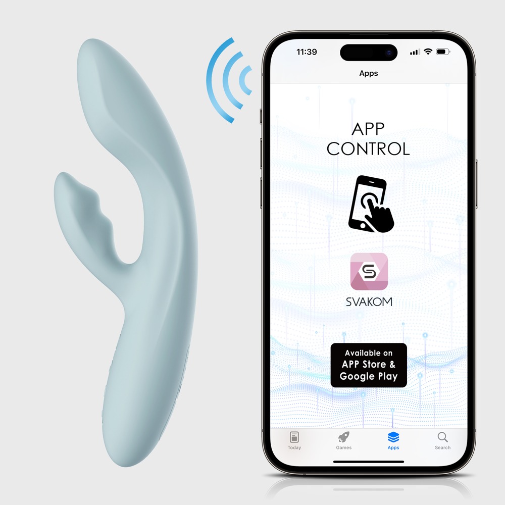 Rabbitvibrator "chika" Kan Styres Via App fra Svakom