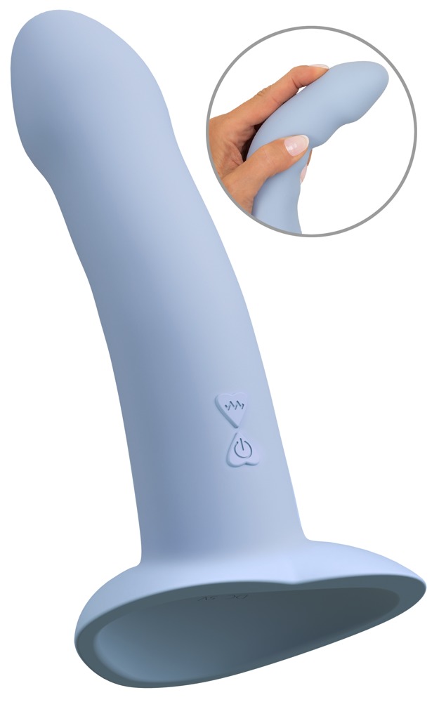 Vibrator âheart Guy Blueâ Med Hjerteformet Sugekop fra You2toys