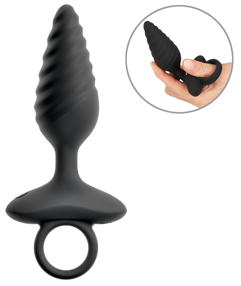 Vibrerende Analplug I Spiralform fra Anos