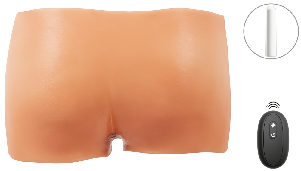 Silikonunderbukser "ultra Realistic Vibrating" Med Vibrerende Penis Og Testikler fra You2toys