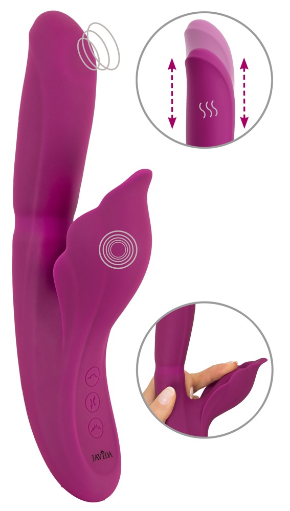 Rabbitvibrator Med 4 Funktioner fra Javida