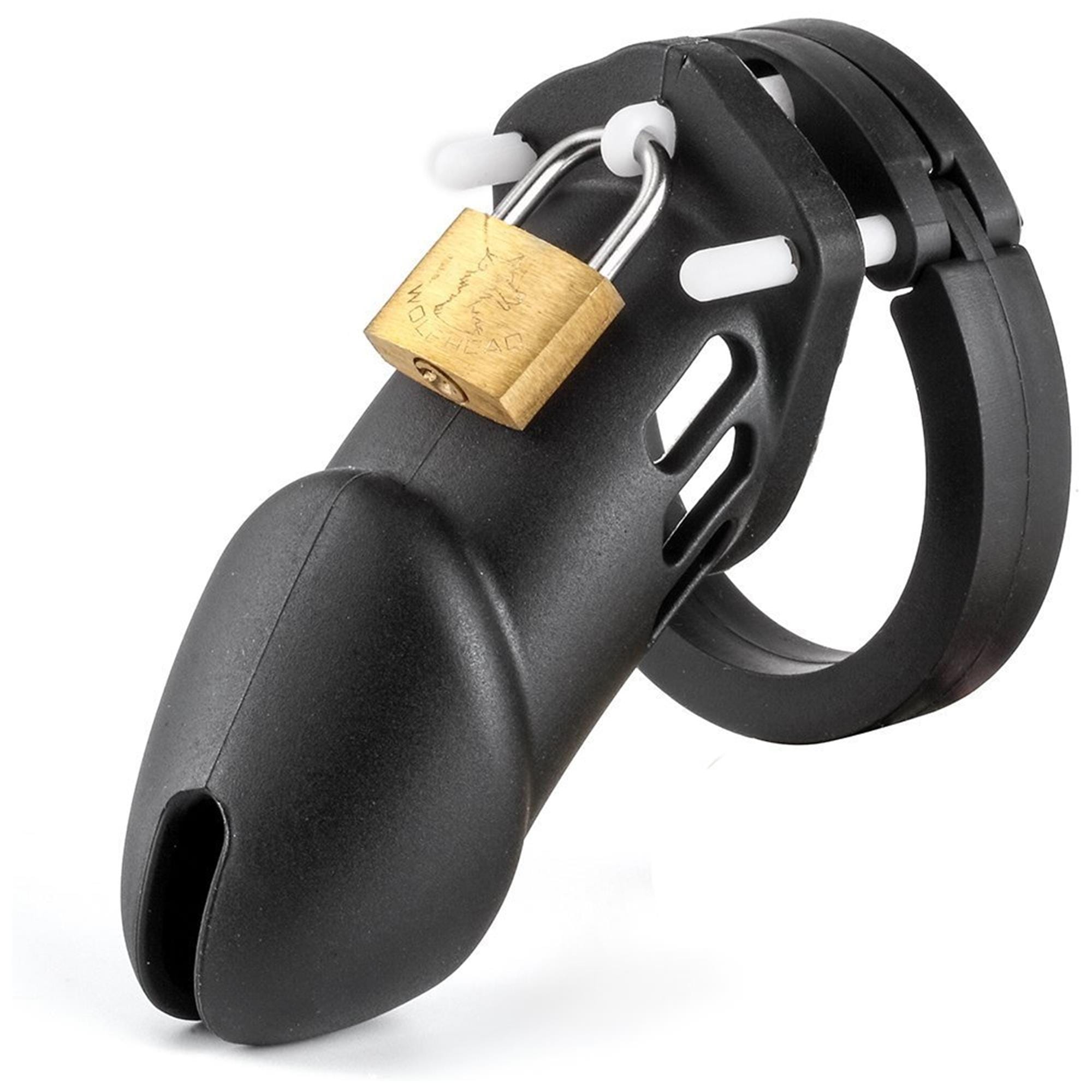 Cock Cage Black Silicone fra Cock Master