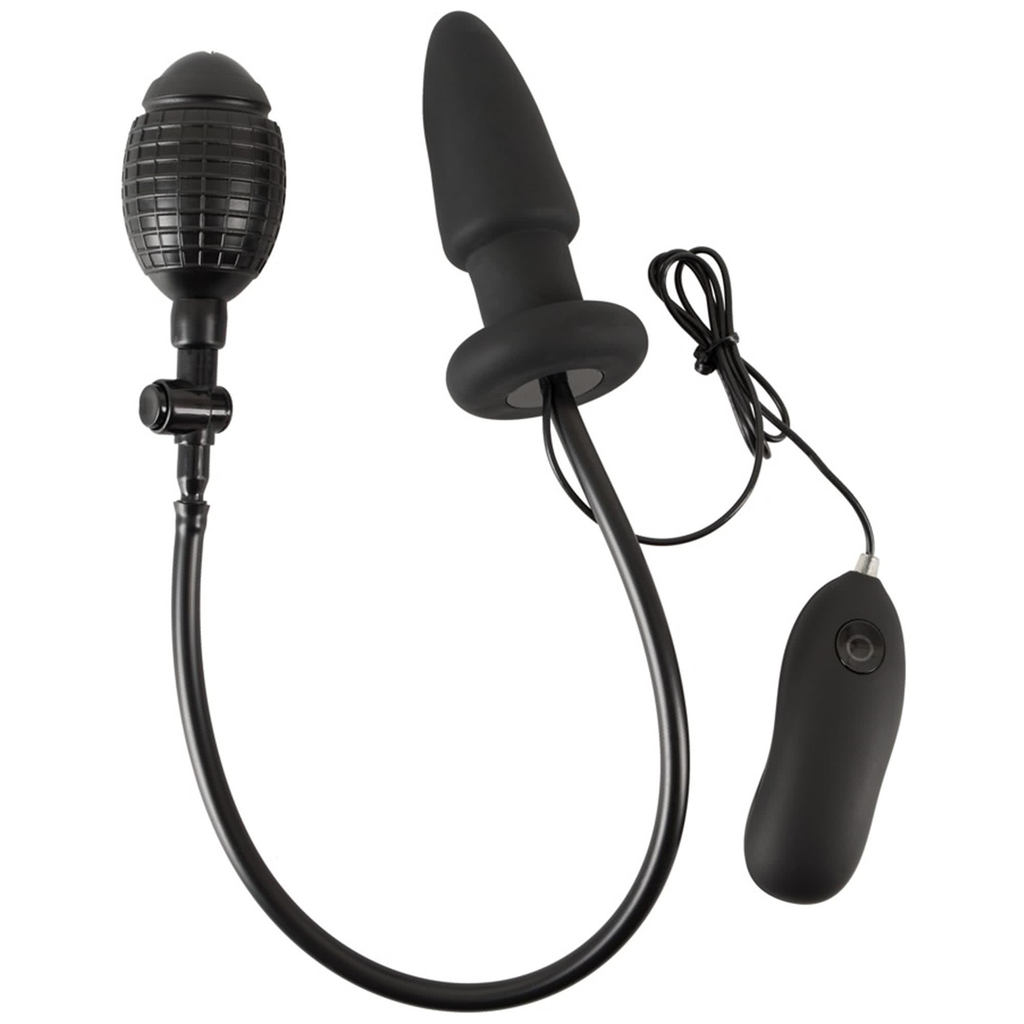 Inflatable + Vibrating Butt Plug fra You2toys