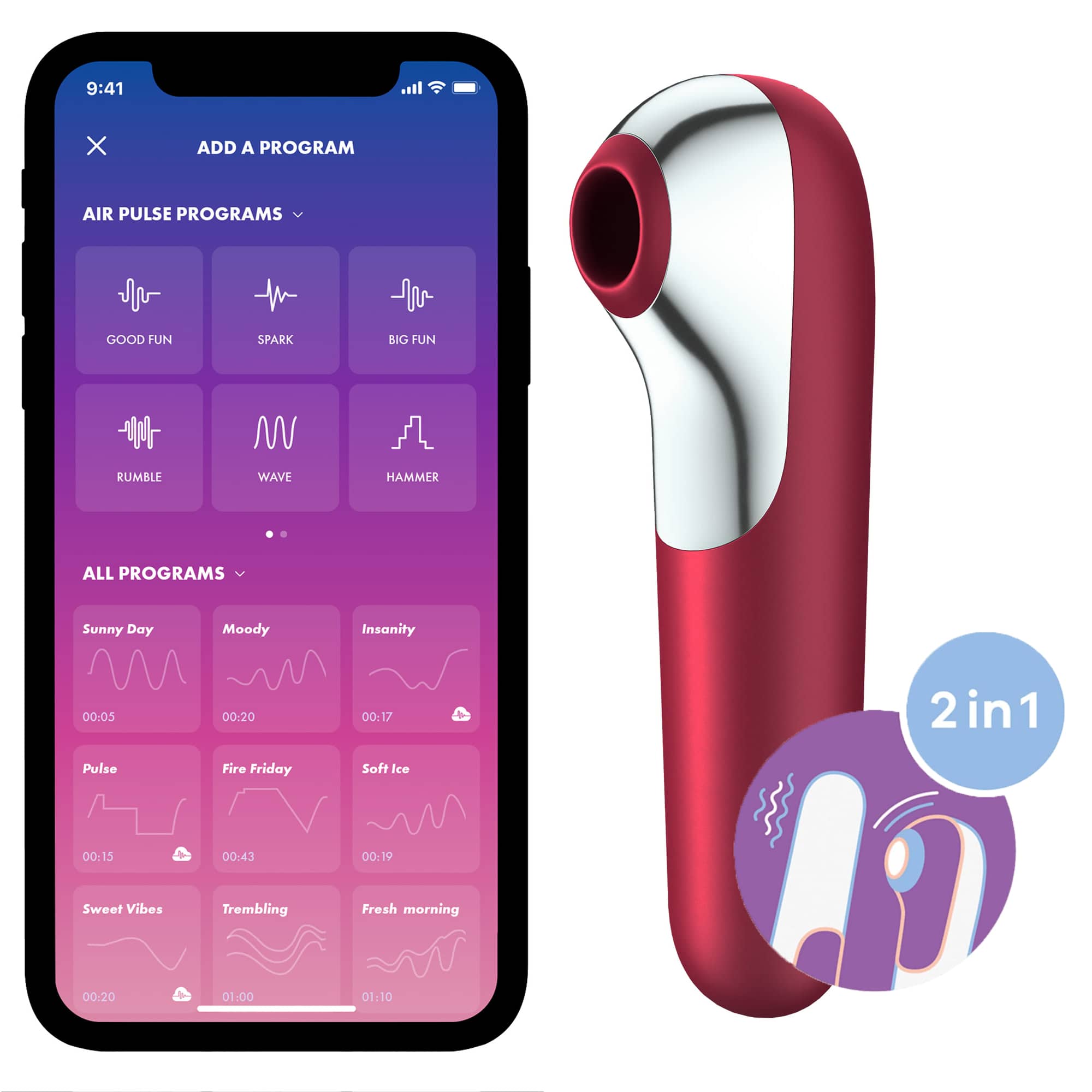Dual Love Pink fra Satisfyer