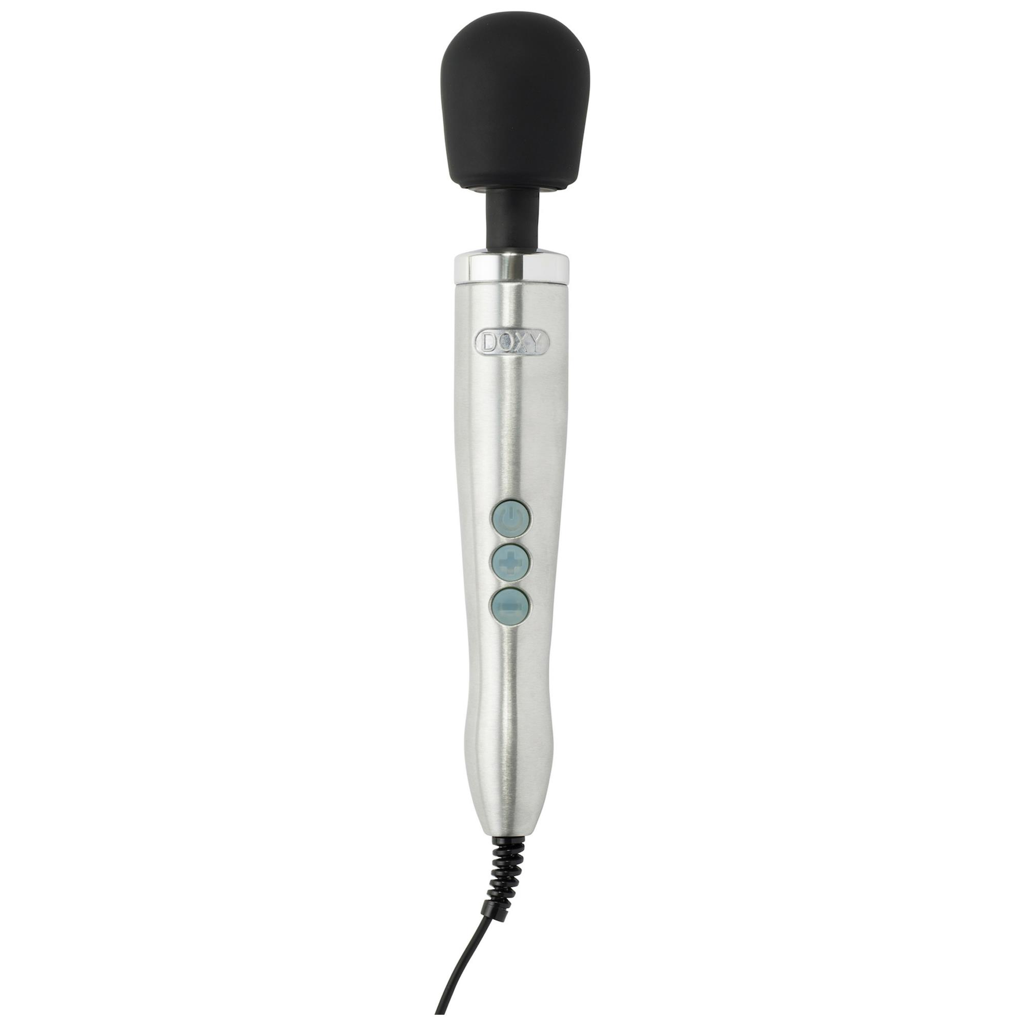 Wand Die Cast Eu Plug Silver Os fra Doxy