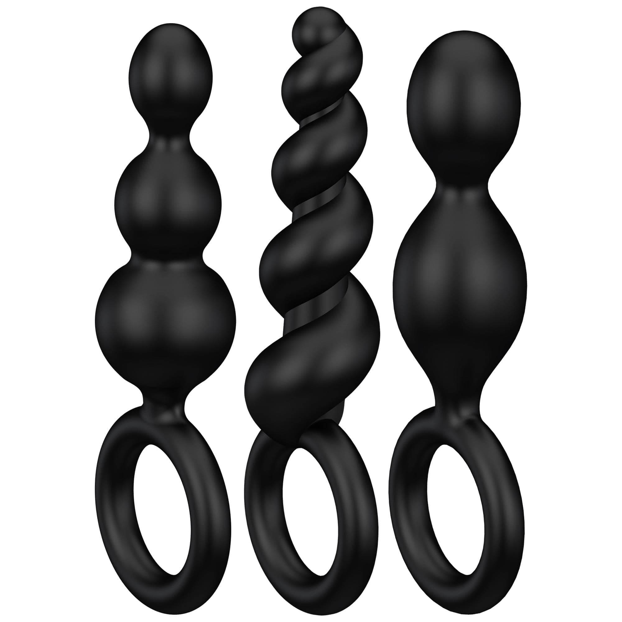 Booty Call Plugs Black fra Satisfyer