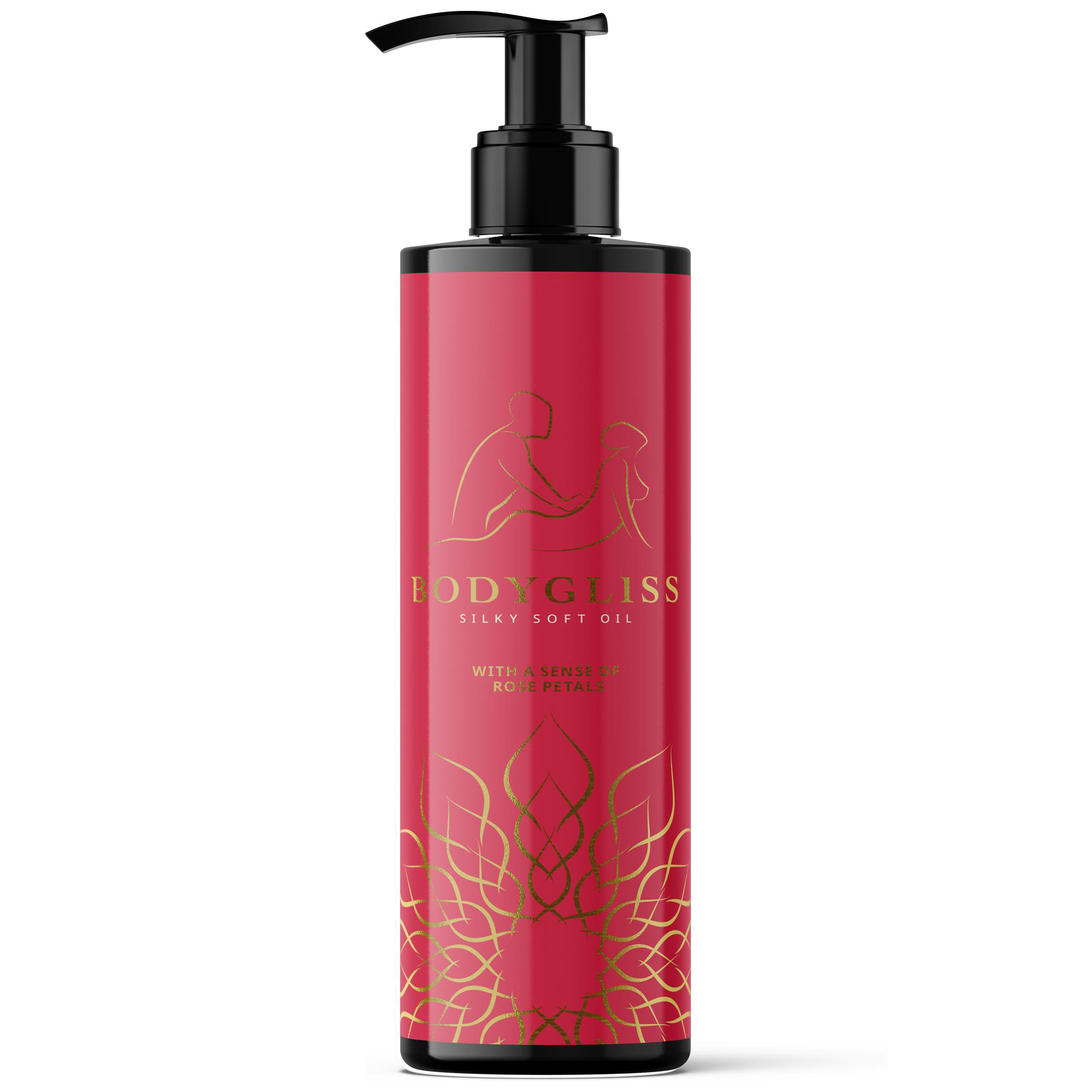 Massage Oil Rose Petals 150 Ml fra Bodygliss