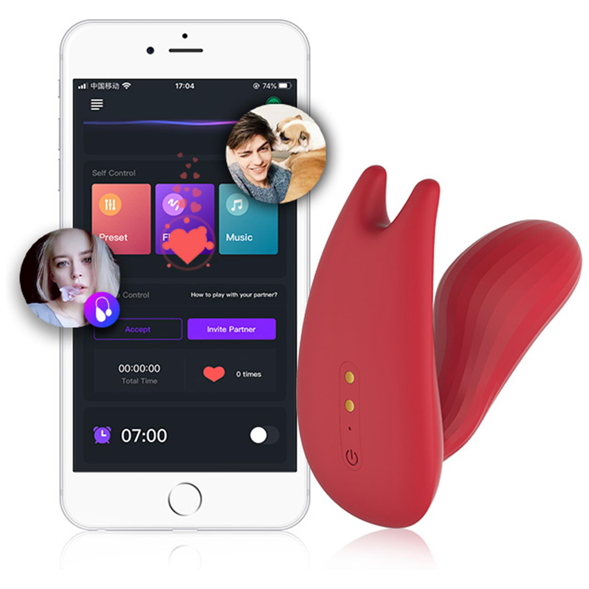 Umi Smart Wearable Dual Motor Vibra fra Magic Motion
