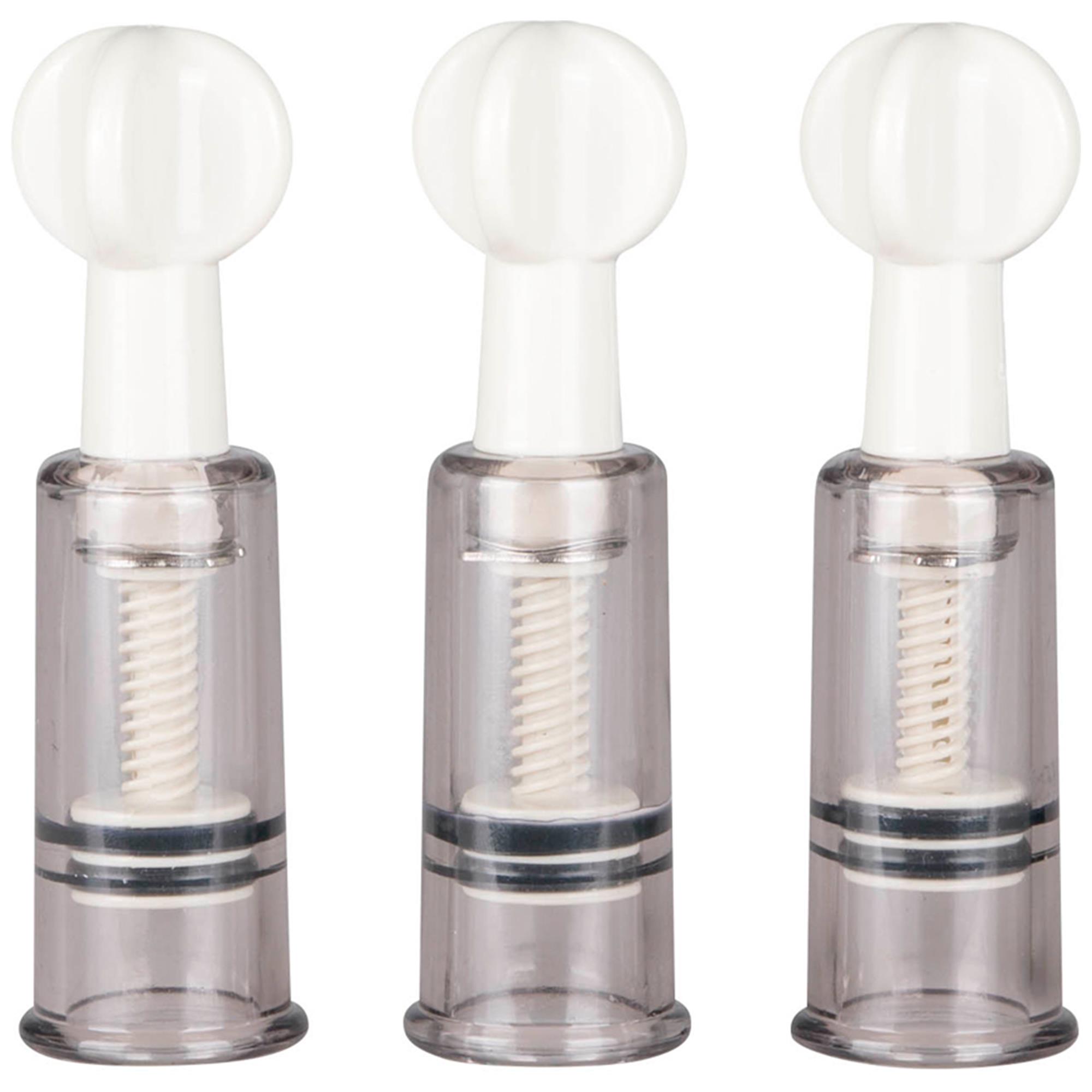 Nipple & Clit Suckers 3pcs fra Easytoys