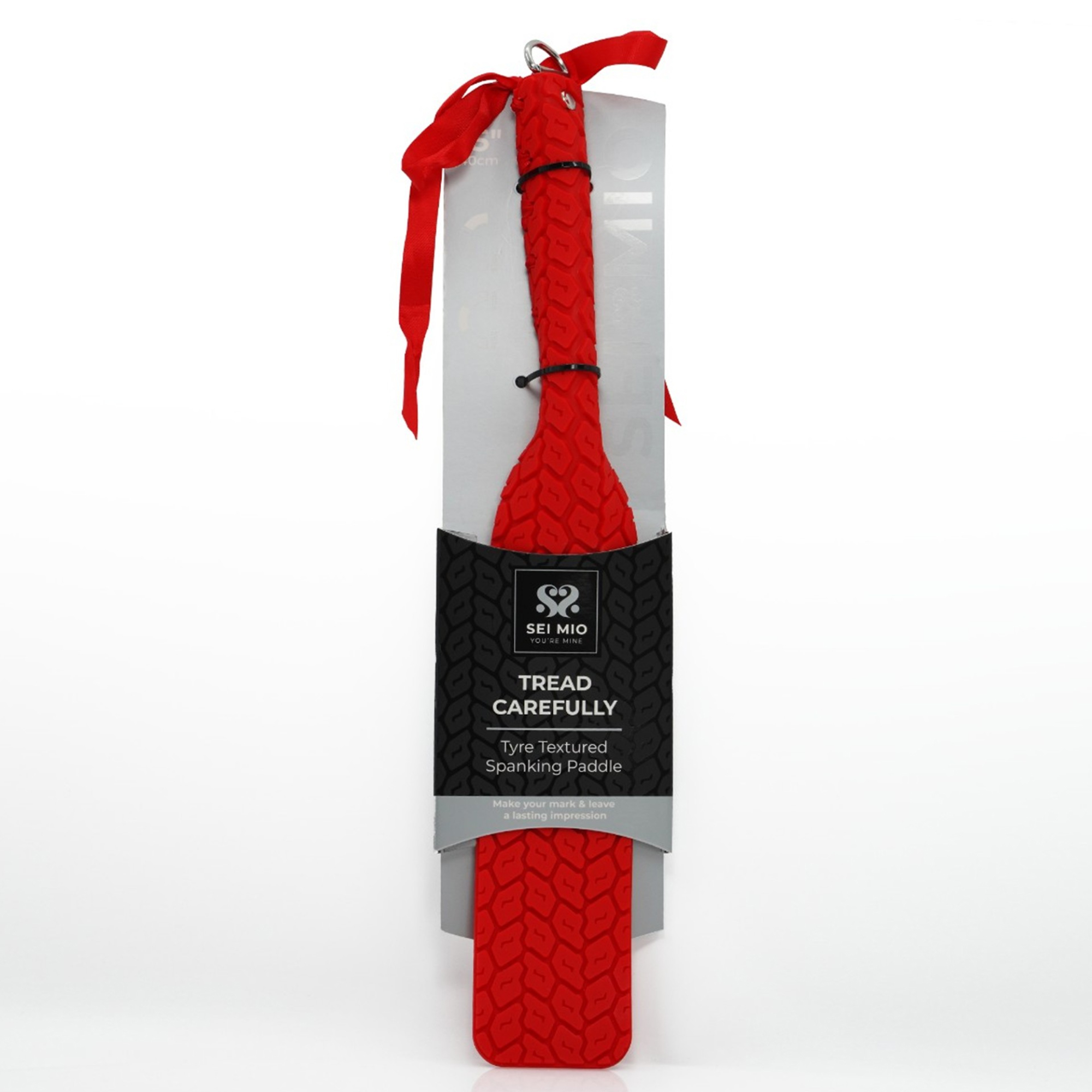 Tyre Paddle Hairbrush Red fra Sei Mio
