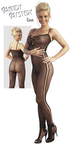 Catsuit Med Ophidsende Transparens Small Medium