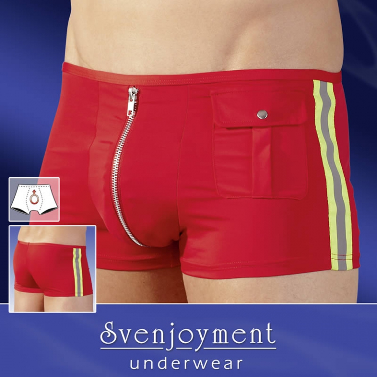 Herre Pants Fireman I Rød Small