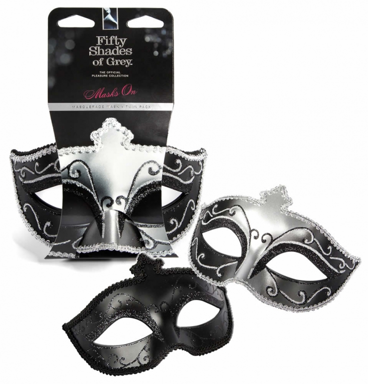 Fifty Shades Of Grey   Masks On Med 2 Masker
