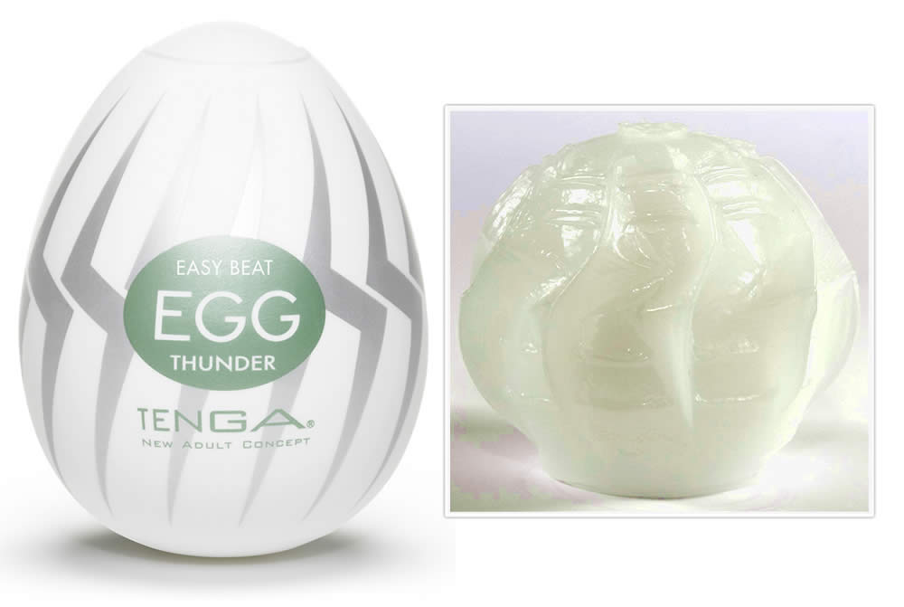 Tenga Egg Thunder Onani Håndjob Til Mænd