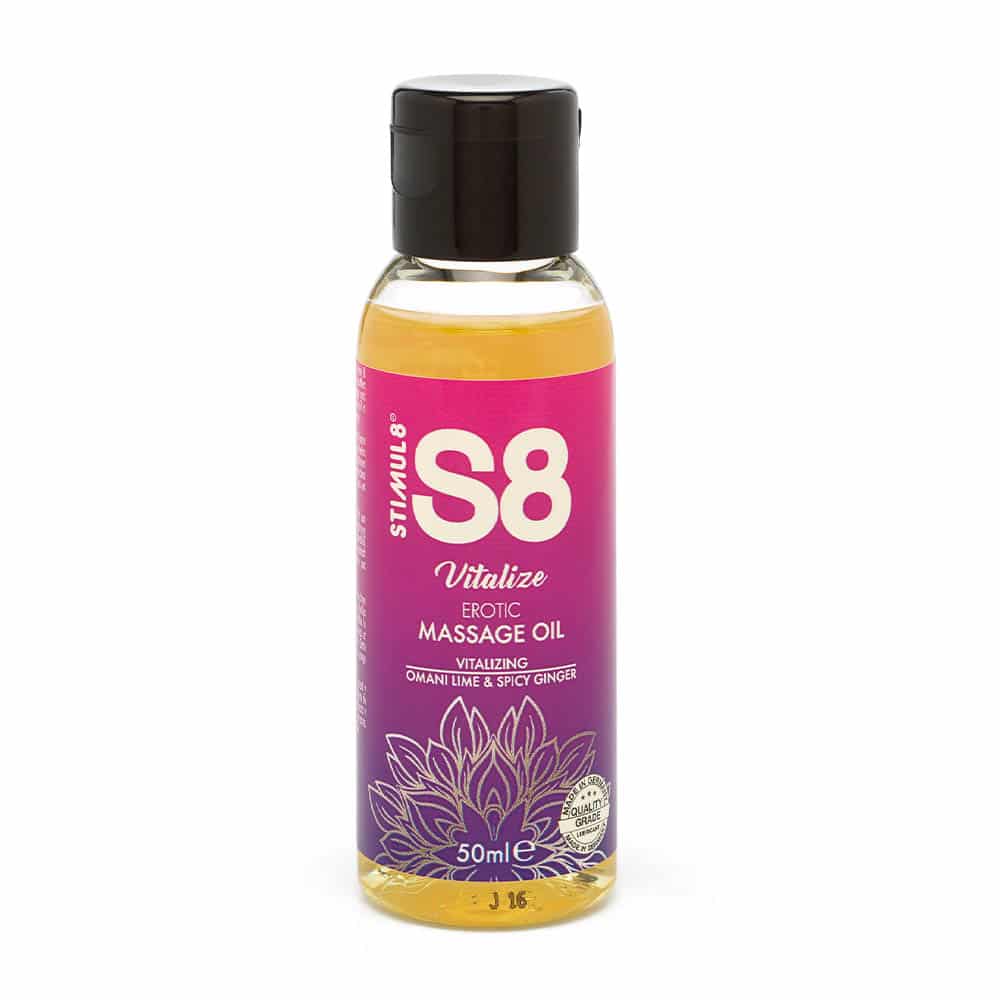 Stimul8 Massageolie Omani Lime & Spicy Ginger 50 Ml fra S8