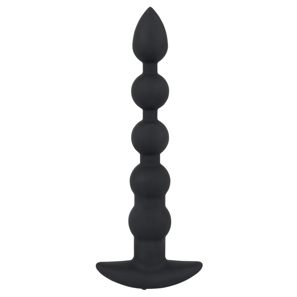 Black Velvelts Analkæde Med Vibrator