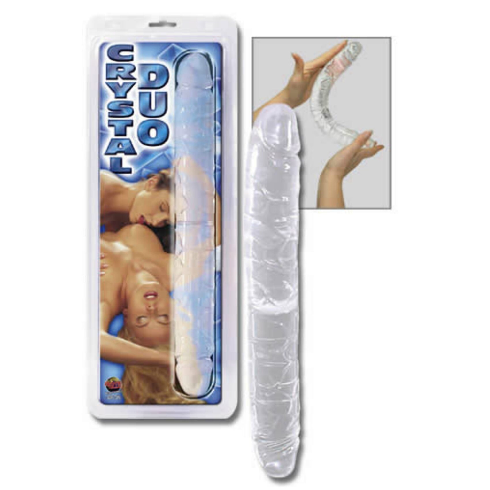 Crystal Duo Double Dong Dobbel Dildo