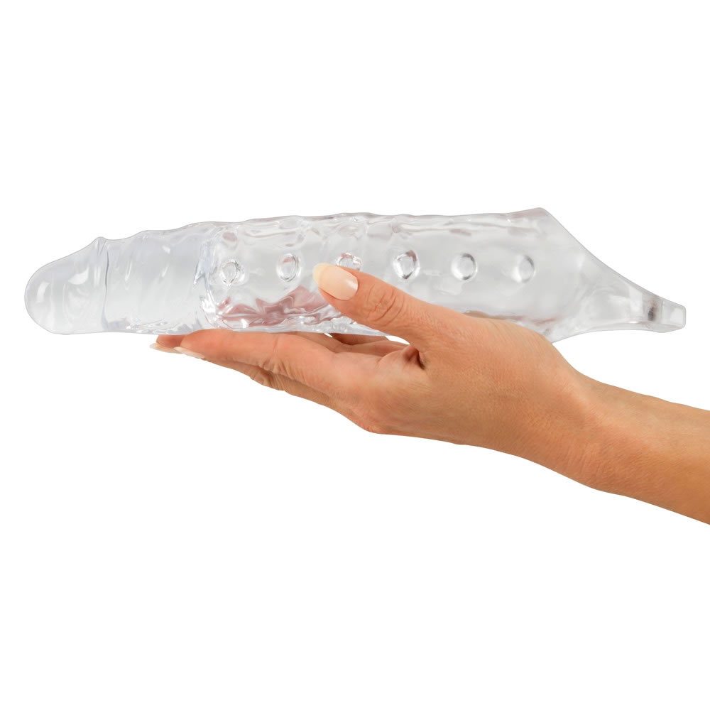 Crystal Skin Penishylster Med Testikelring