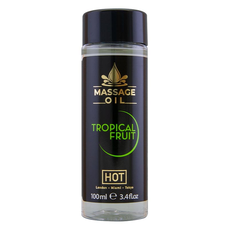 Tropical Fruits Massageolie 100 Ml fra Hot