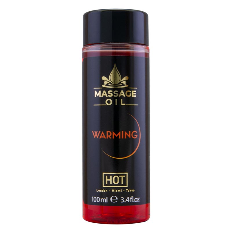 Warming Massageolie 100 Ml fra Hot