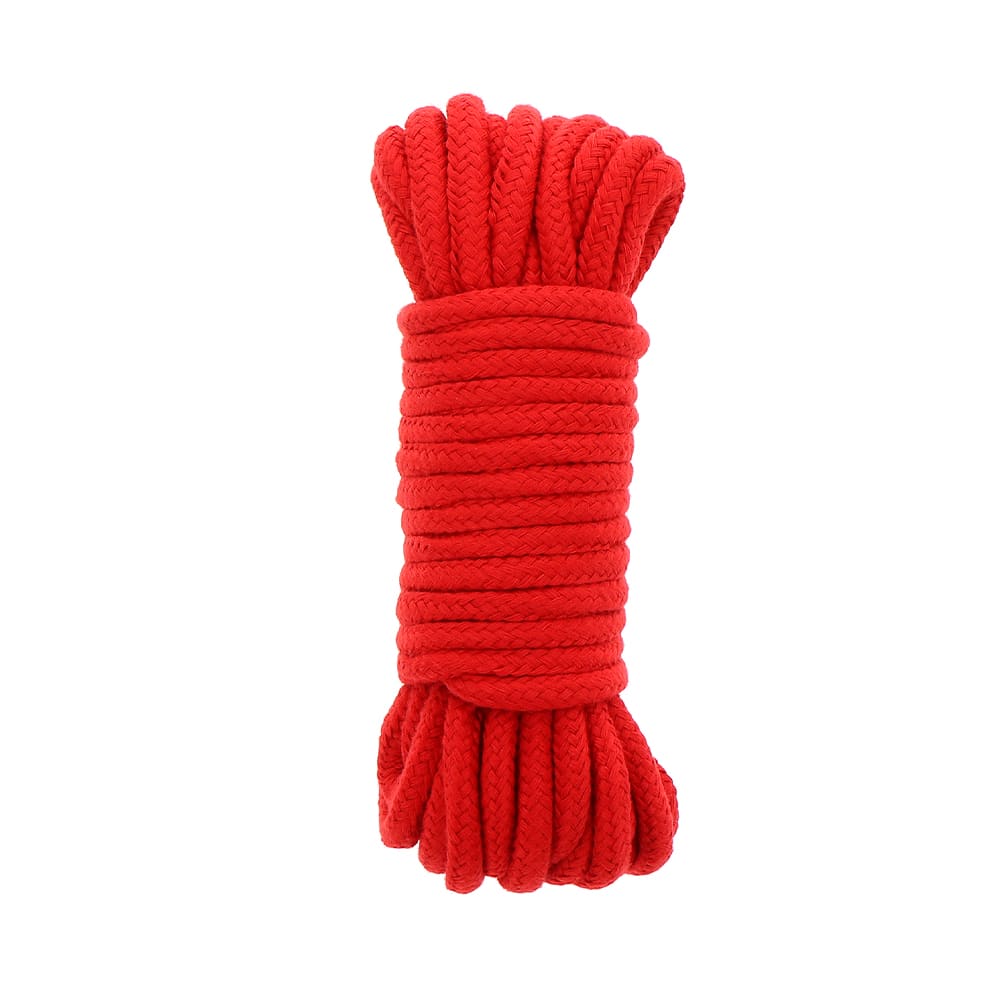 Luksus Bomuld Bondage Reb Rød 10 Meter fra Hidden Desire